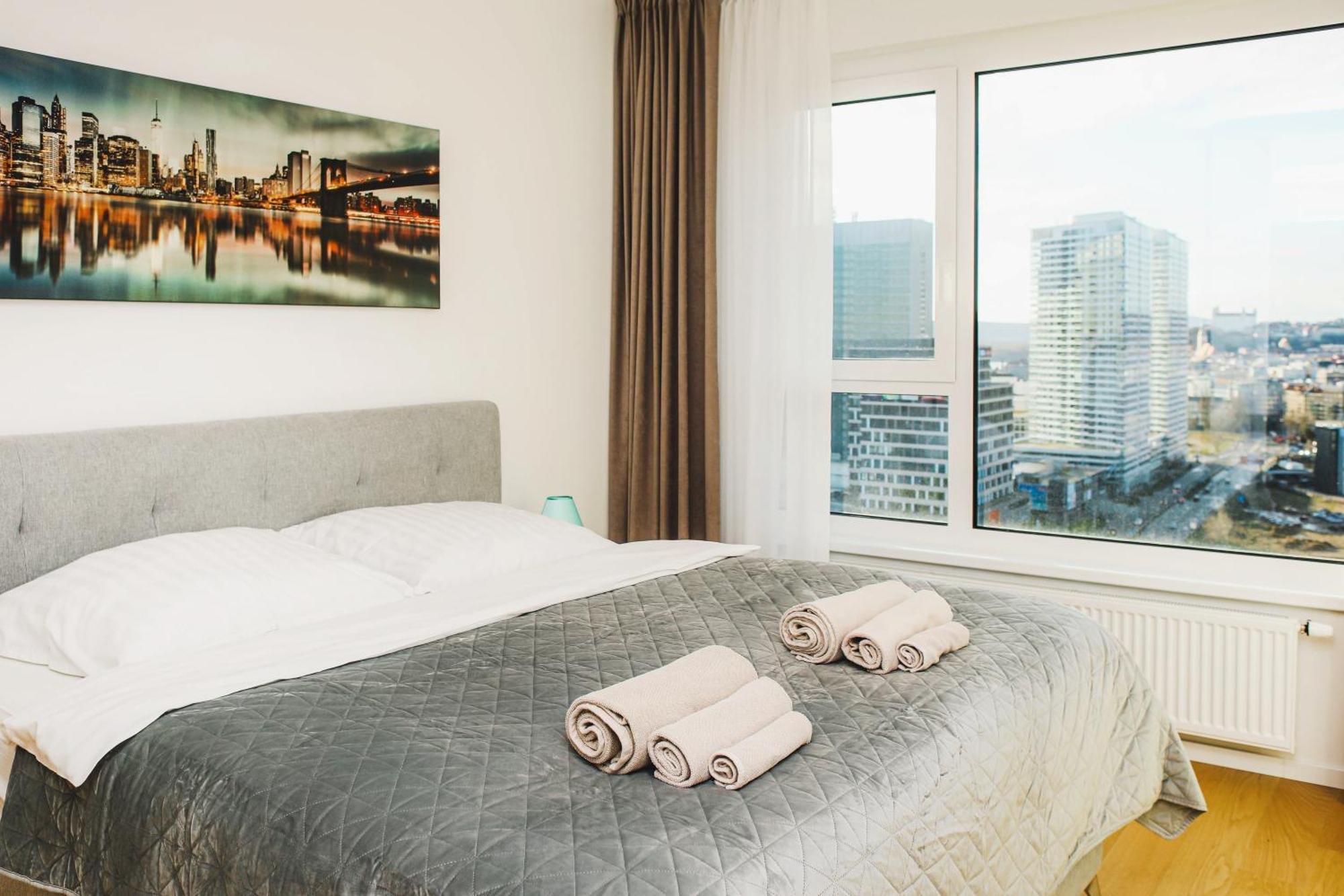 Sag 20Th Floor Klingerka Residence Castle View Free Parking Free Wifi Bratislava Exterior foto